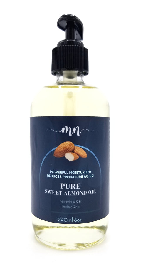 Pure Sweet Almond Oil - The Melanin Nurse